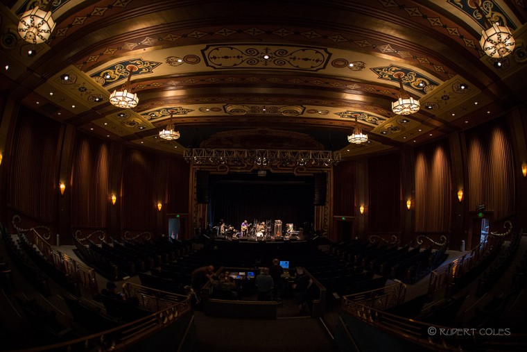 Soundcheck, in the beautiful Uptown