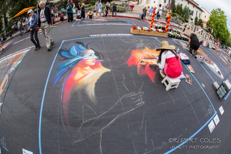 Italian Street Painting Festival, San Rafael