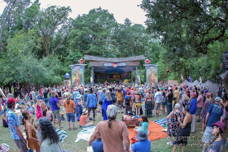 Full stage, Oregon Country Fair, 7/11/15