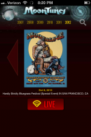 Moonalice's MoonTunes Player Listed in IROCKE's Top 50 Live Streaming Sources From 2012
