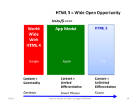 HTML 5: The Next Big Thing for Content by Roger McNamee