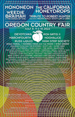 2022-07-17 @ RESTREAM of Oregon Country Fair