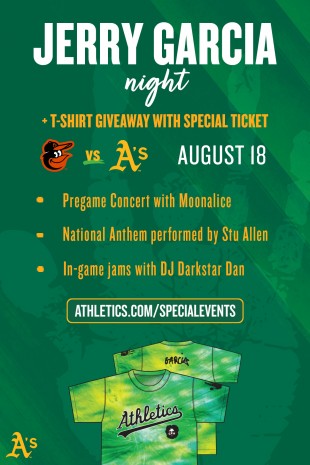 2023-08-18 @ Oakland A's Jerry Garcia Night @ Oakland Coliseum